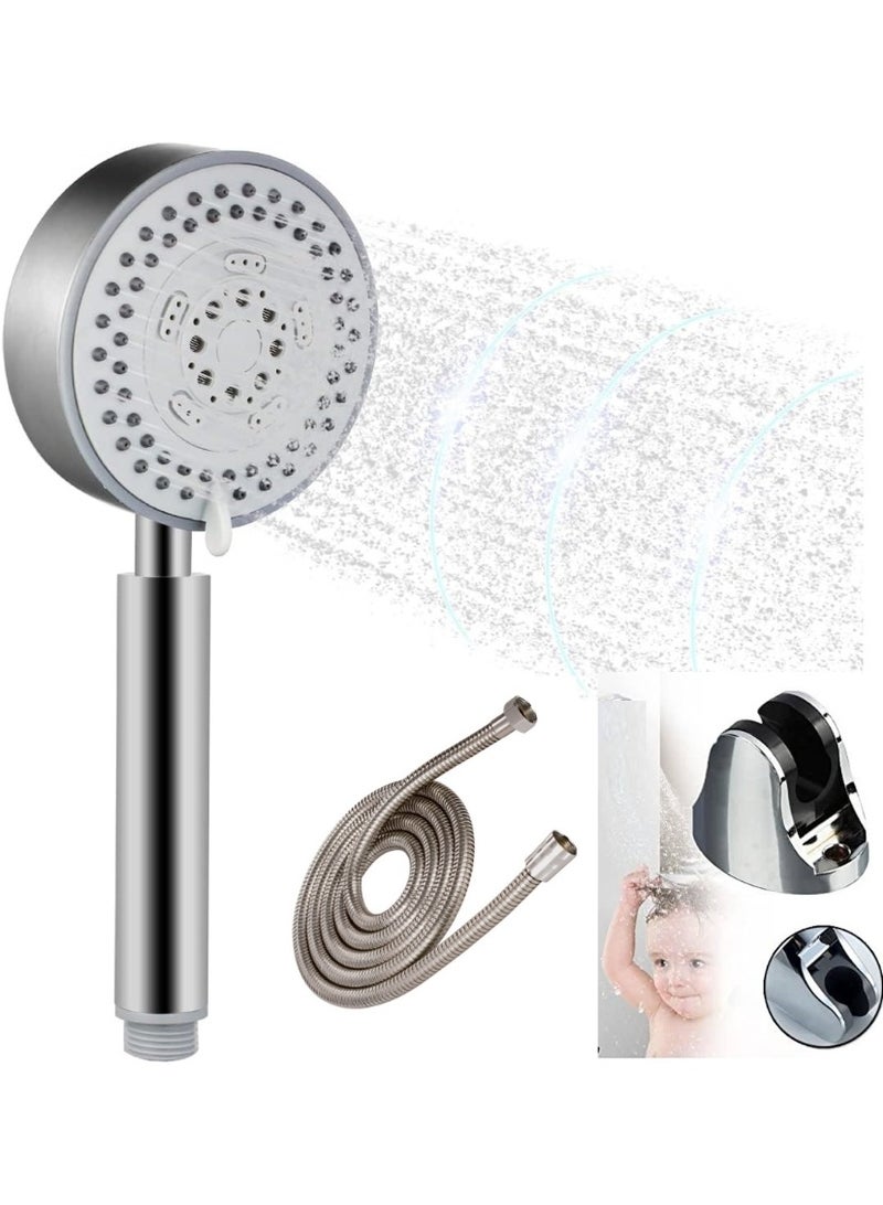 100% Professional choice Stainless steel shower head with heat-resistant nickel hose for available service - Image 3